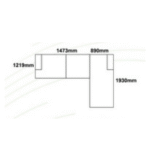 KROXA L Shape Push Back Sofa - Image 3