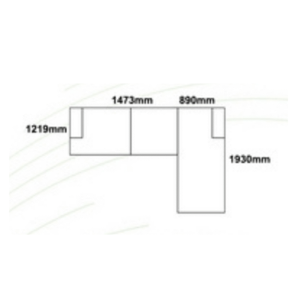 KROXA L Shape Push Back Sofa - Image 3