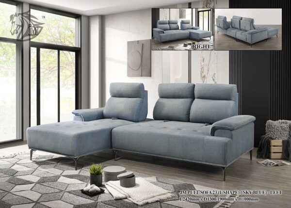 MELANDO L Shape Push Back Sofa - Image 4
