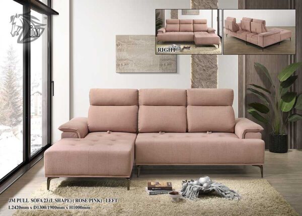 MELANDO L Shape Push Back Sofa - Image 3