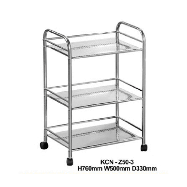 TASON II Stainless Steel Kitchen Trolley - Image 2