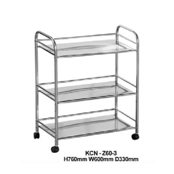 TASON Stainless Steel Kitchen Trolley - Image 2