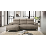 FRAPPU L Shape Push Back Sofa