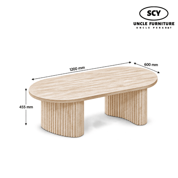AXTON Wooden Coffee Table - Image 2