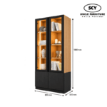 MITZI Glass Display Cabinet - Image 2