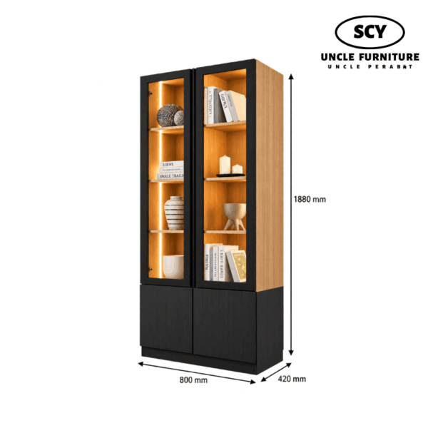 MITZI Glass Display Cabinet - Image 2
