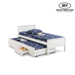 MORTON Wooden Pull Out Drawer Bed
