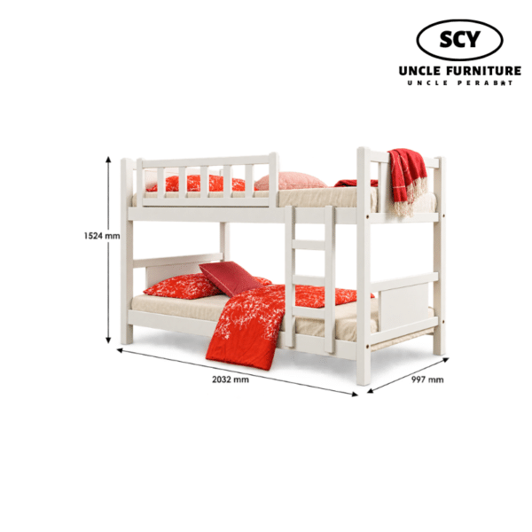 REDFORD Wooden Double Decker Bed - Image 2