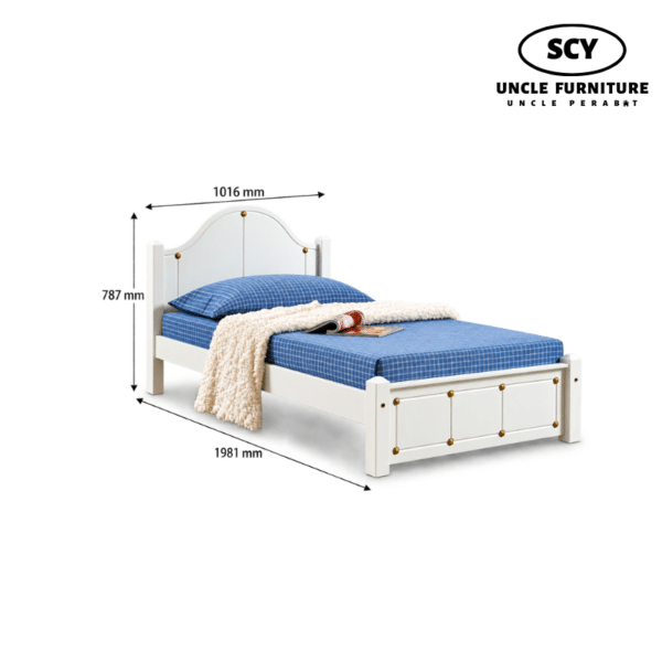 TORRENCE Wooden Bed - Image 2