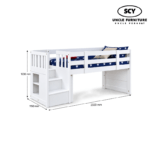 ZINNIA Wooden Bed - Image 2
