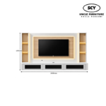 ALDERTON Wall Mounted TV Cabinet - Image 2