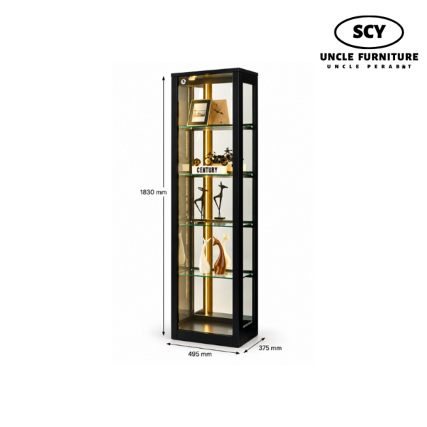 ALDWICK Glass Display Cabinet - Image 2