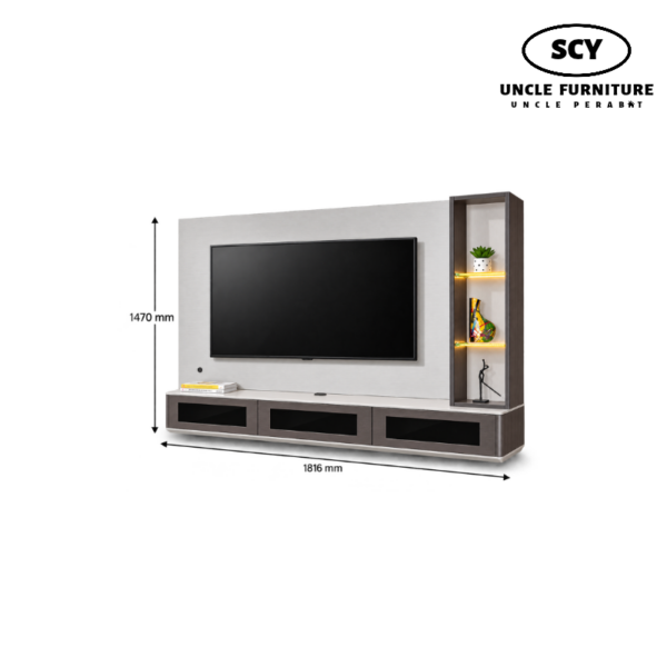 IRBY Wall Mounted TV Cabinet - Image 2