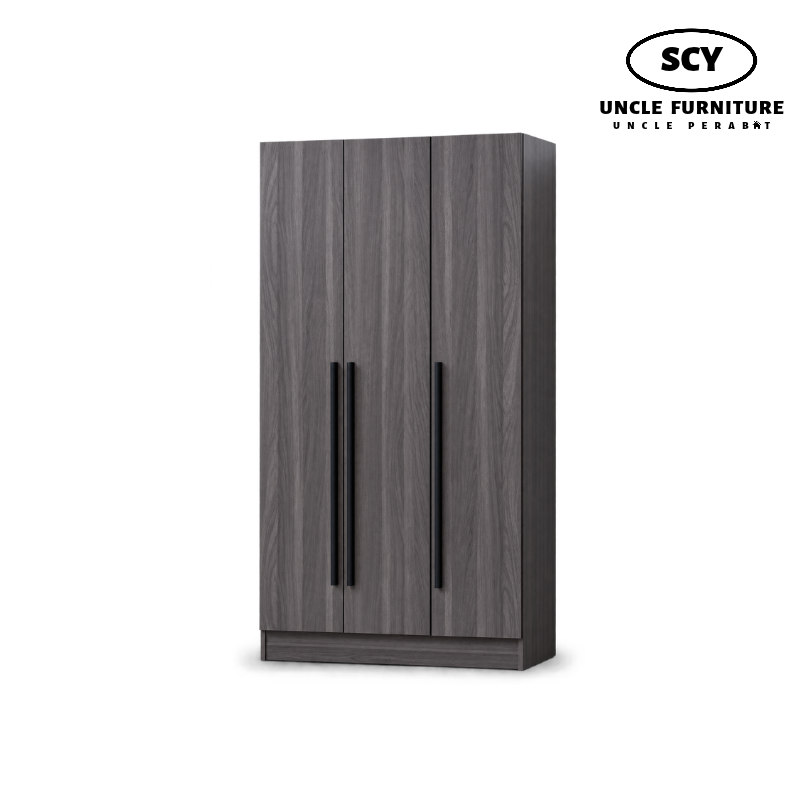 JENNA Open Door Wardrobe-grey JENNA Open Door Wardrobe - Image 1