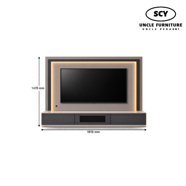 MORLEY Wall Mounted TV Cabinet - Image 2