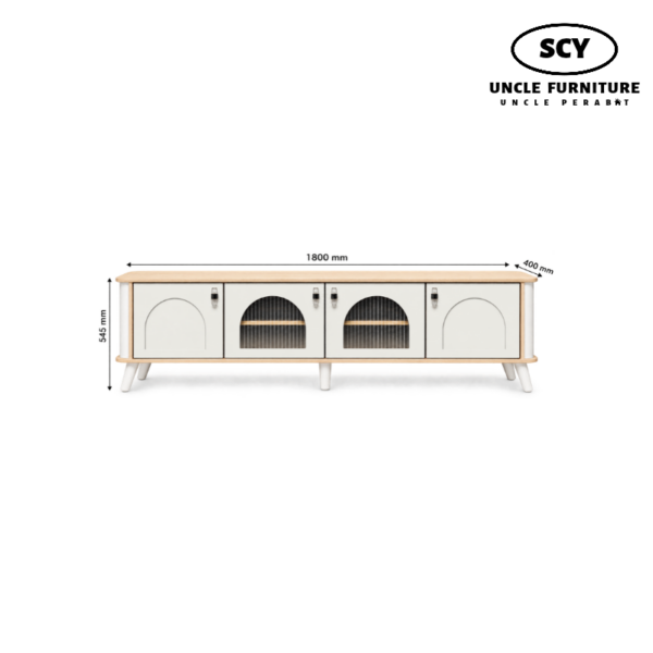 ZANVITO Stand TV Cabinet - Image 2